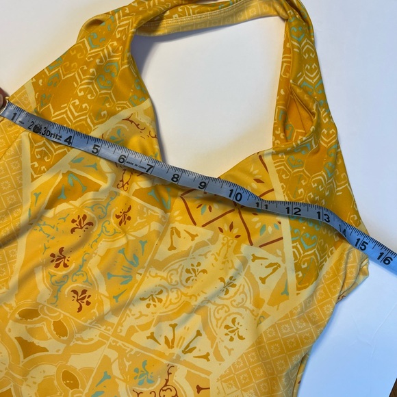 PrAna Yellow Ella One Piece Swimsuit. New without tags. Size M - Picture 7 of 11